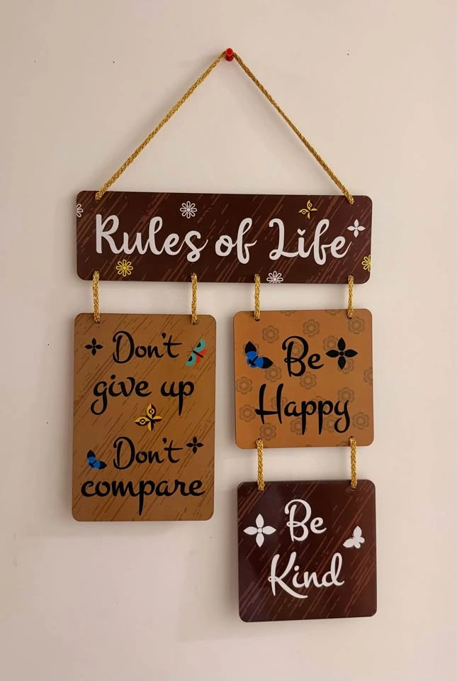 Rules of Life Wall Hanging - photo 2