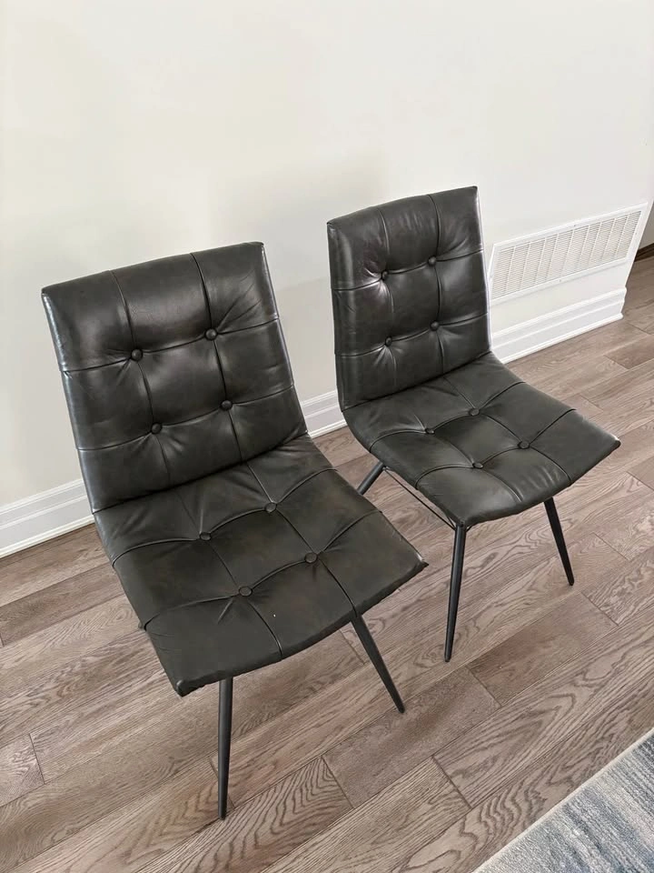Dining Chair with Vegan Leather - photo 3