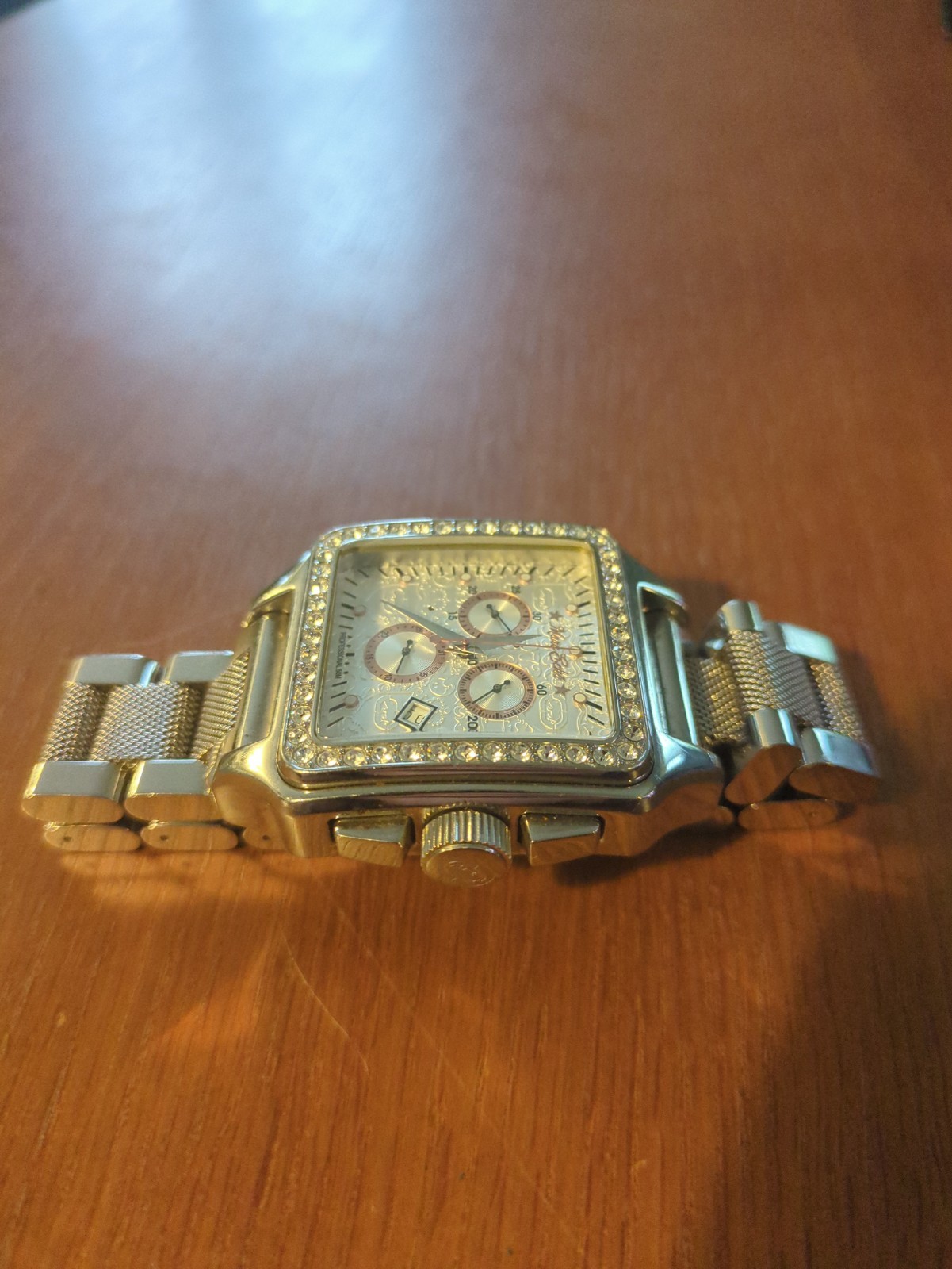 Marc Ecko E27537G1 Square Silver Crystal Men's Wristwatch UNTEST - photo 2