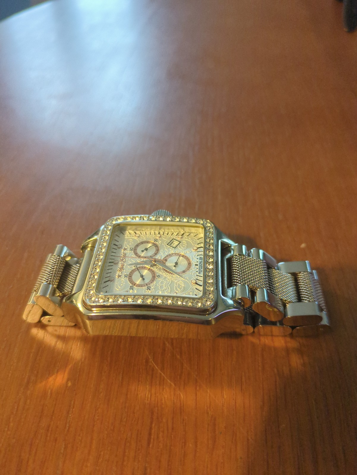 Marc Ecko E27537G1 Square Silver Crystal Men's Wristwatch UNTEST - photo 3
