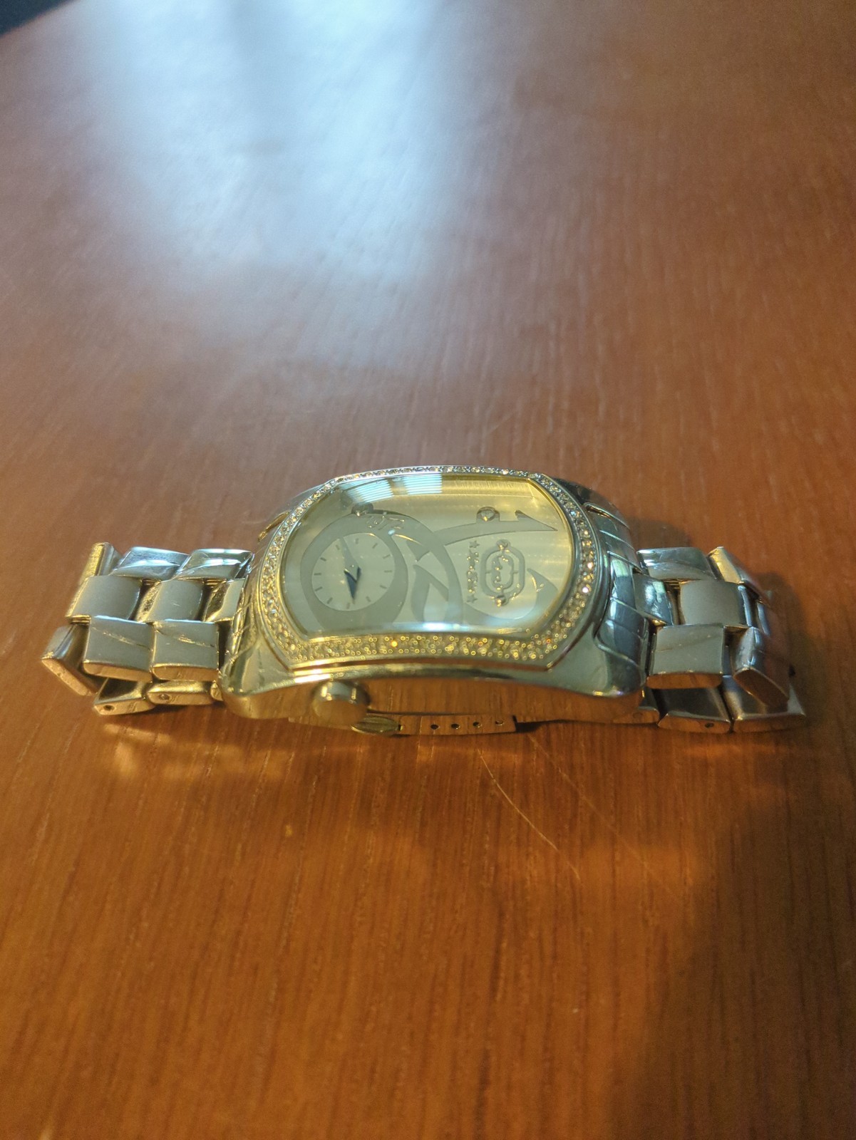 Marc Ecko E95017G3 Silver Crystal-Trim Rectangular Watch UNTESTE - photo 2