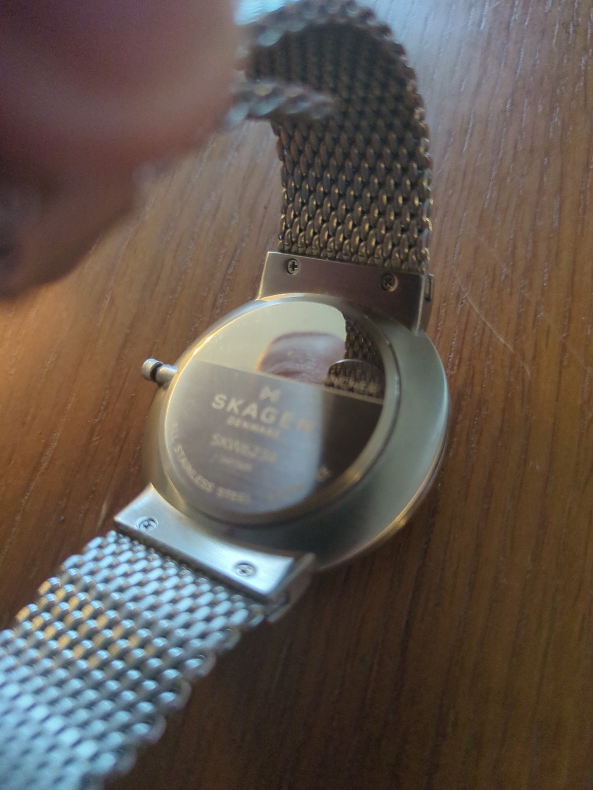 Skagen SKW6234 Mesh Band Watch in Silver with Navy Dial - photo 2