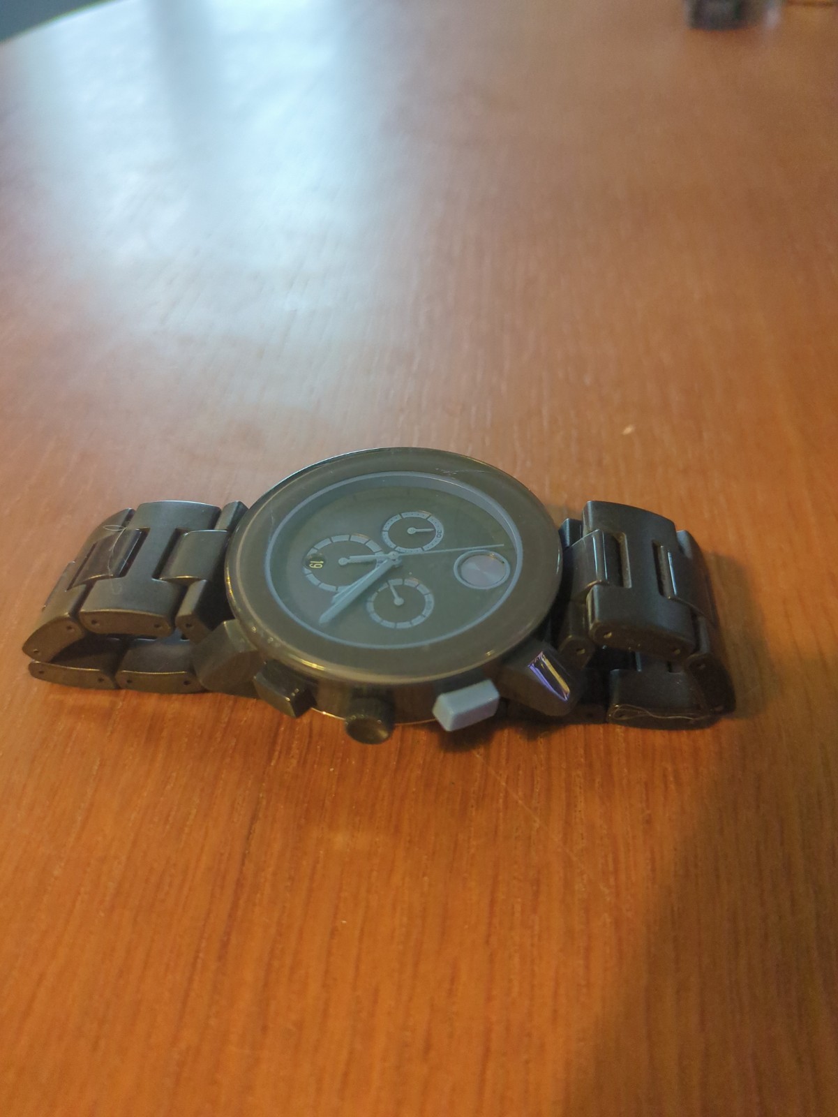 Movado Bold MB.01.1.29.6 Navy Stainless Steel Chronograph Watch - photo 2