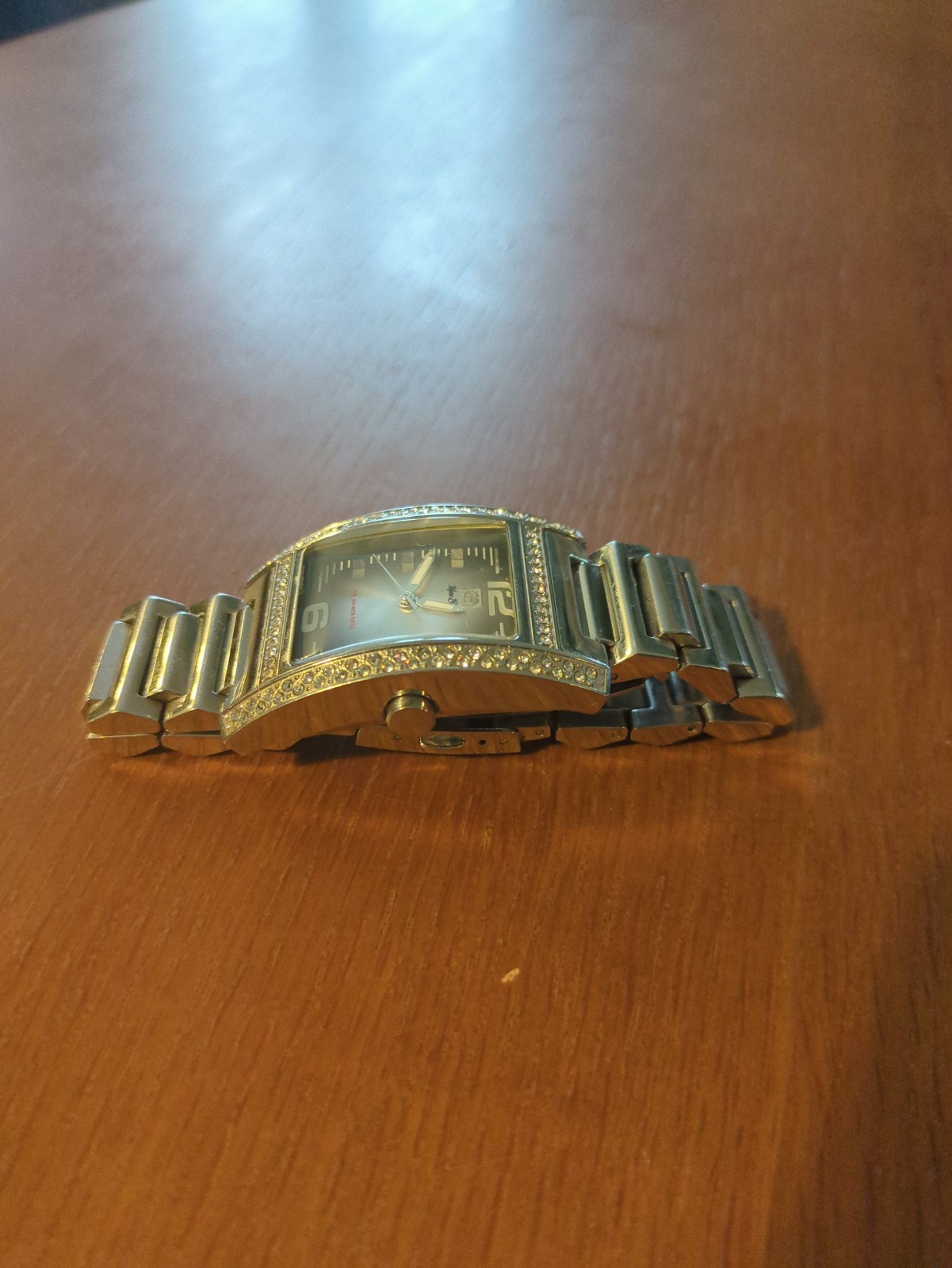 Marc Ecko E95001G1 Silver Rectangular Crystal Accent Watch - photo 2