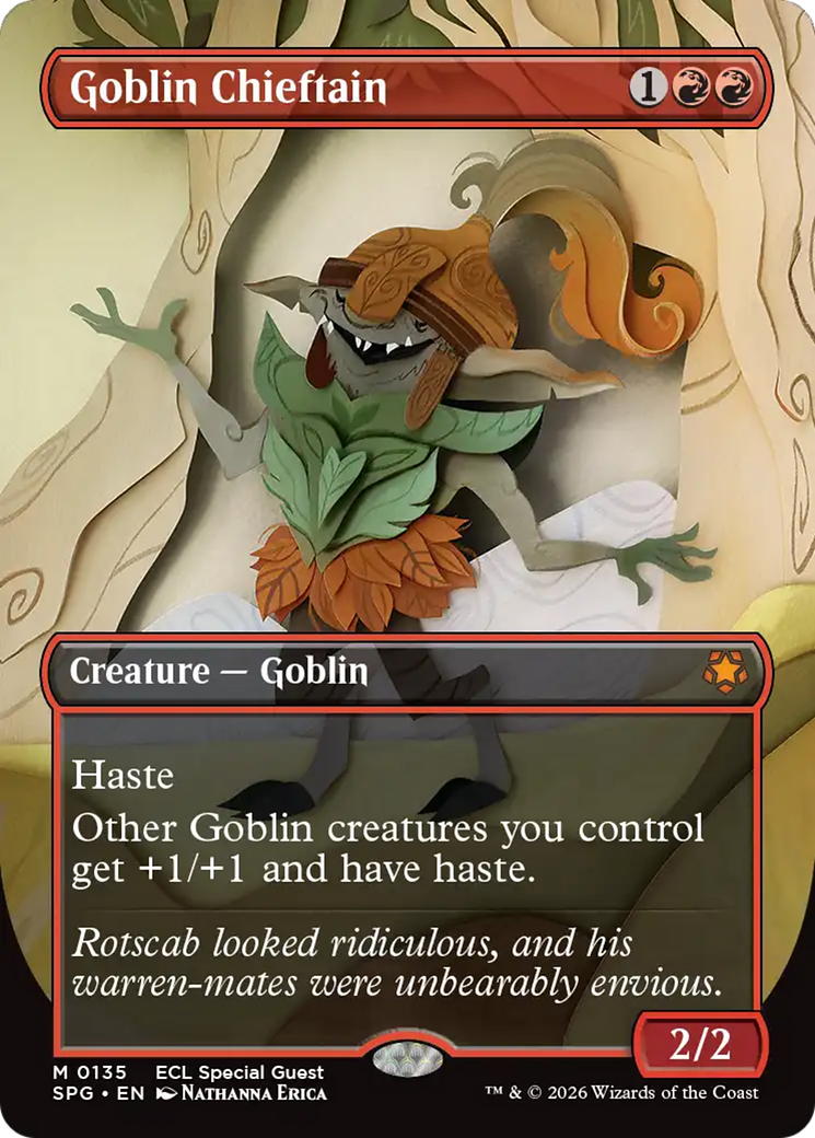 Goblin Chieftain NM, Magic the Gathering MTG Special Guests SPG