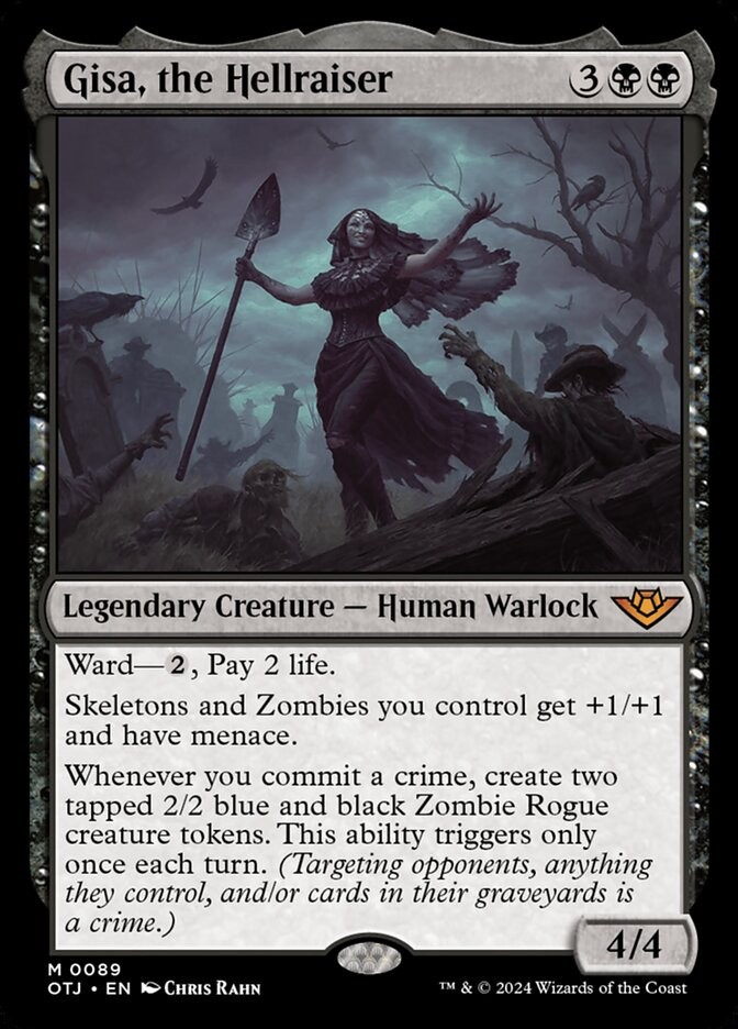 Gisa, the Hellraiser NM [Outlaws of Thunder Junction OTJ]