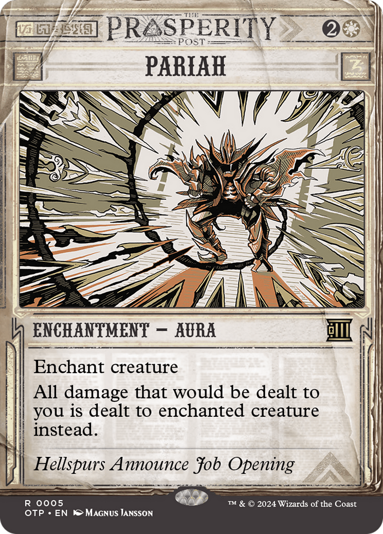 Pariah NM, Magic the Gathering MTG Breaking News