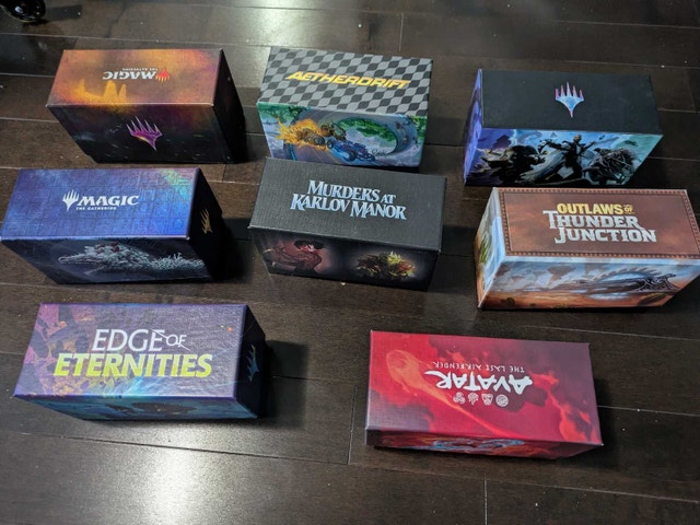 Magic the Gathering bundle boxes (box only)