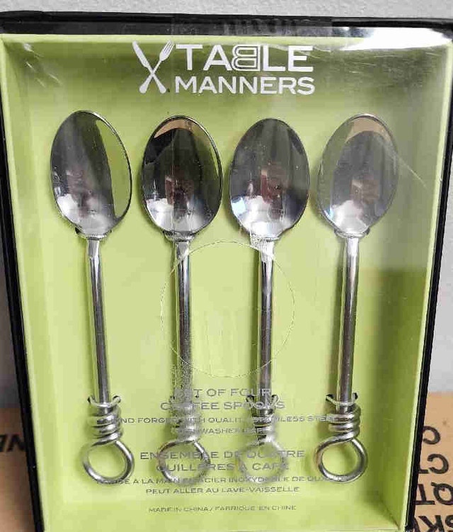 Brand New!! Table Manners Coffee Spoons