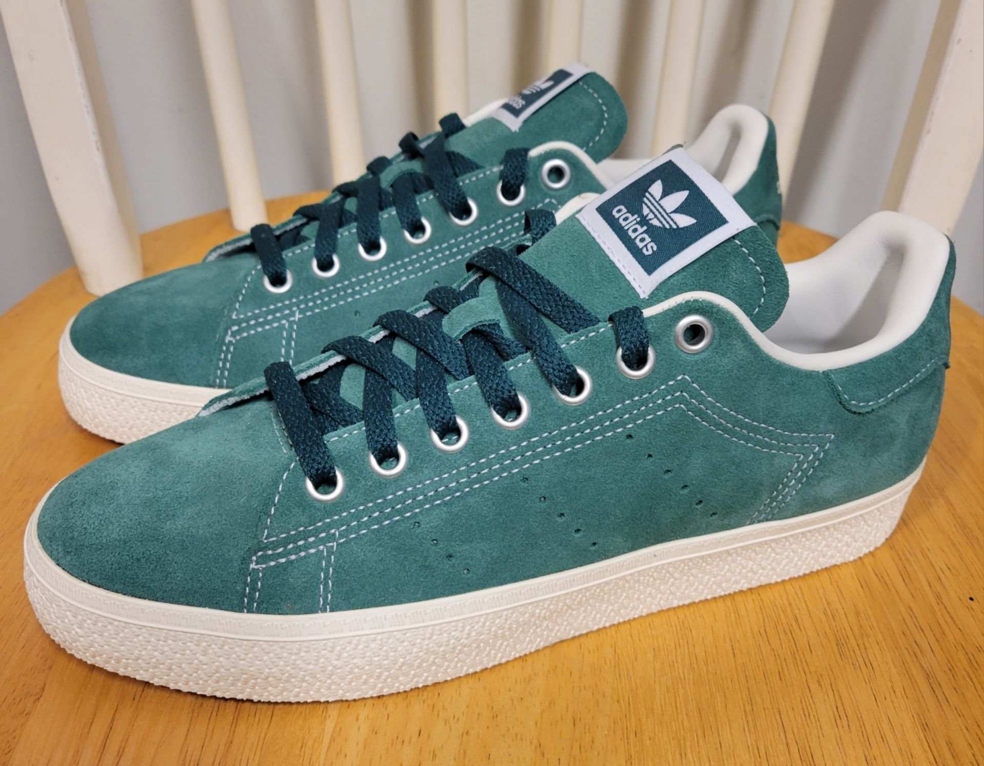 Adidas Stan Smith CS Women's Suede Green Sneakers Size 9 / NEW