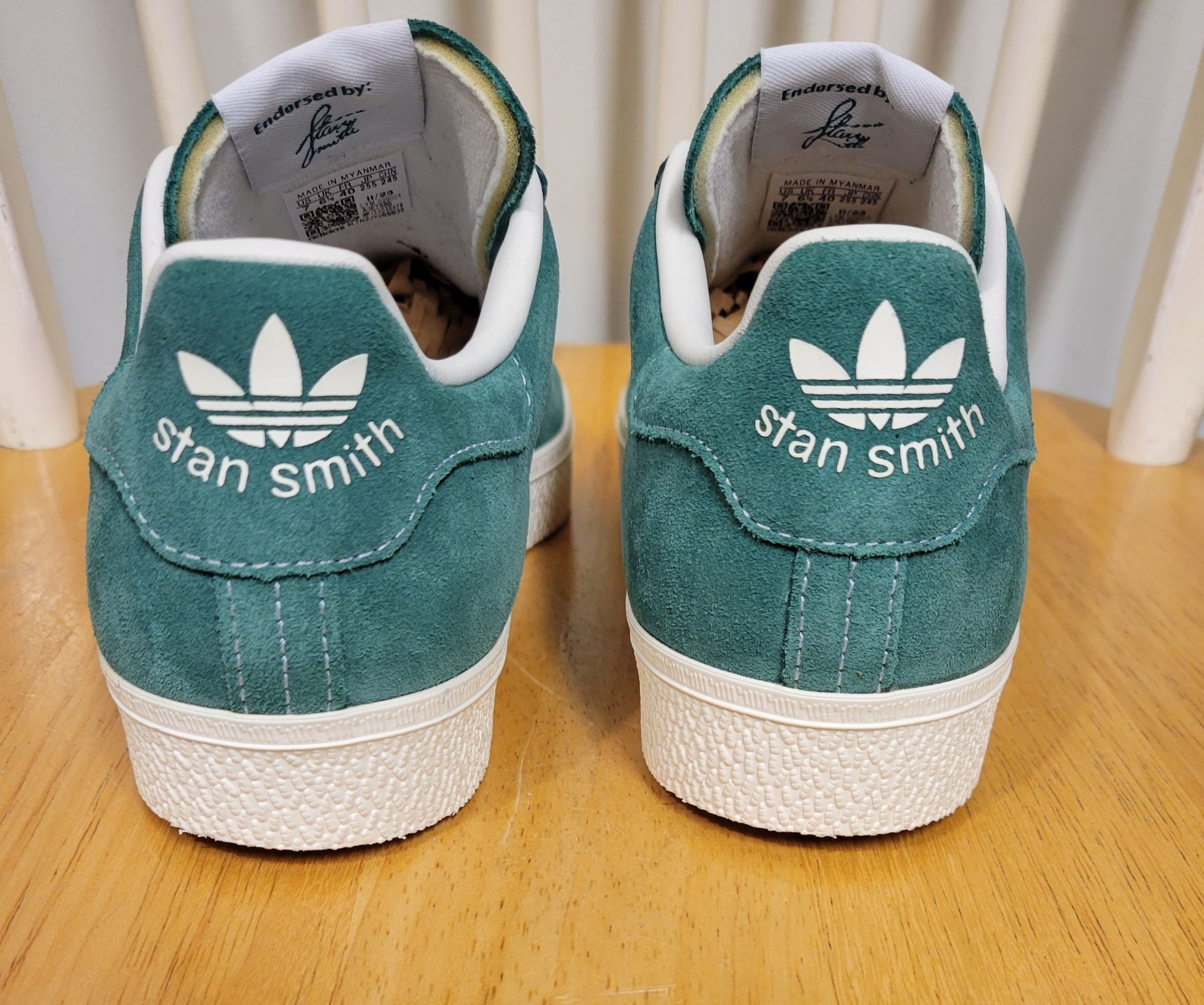 Adidas Stan Smith CS Women's Suede Green Sneakers Size 9 / NEW - photo 5