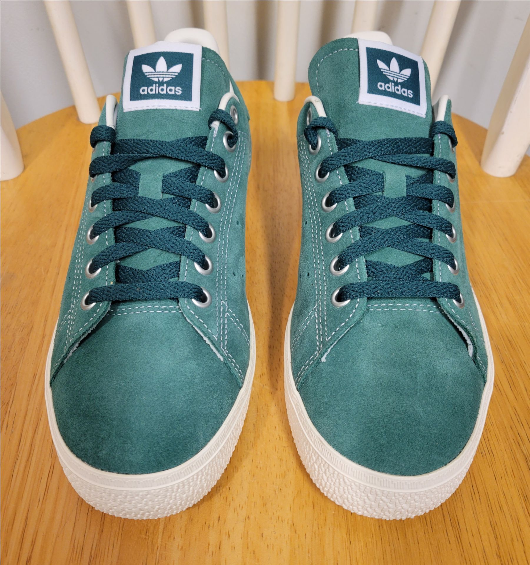 Adidas Stan Smith CS Men's Suede Green Sneakers Size 7 / NEW - photo 3