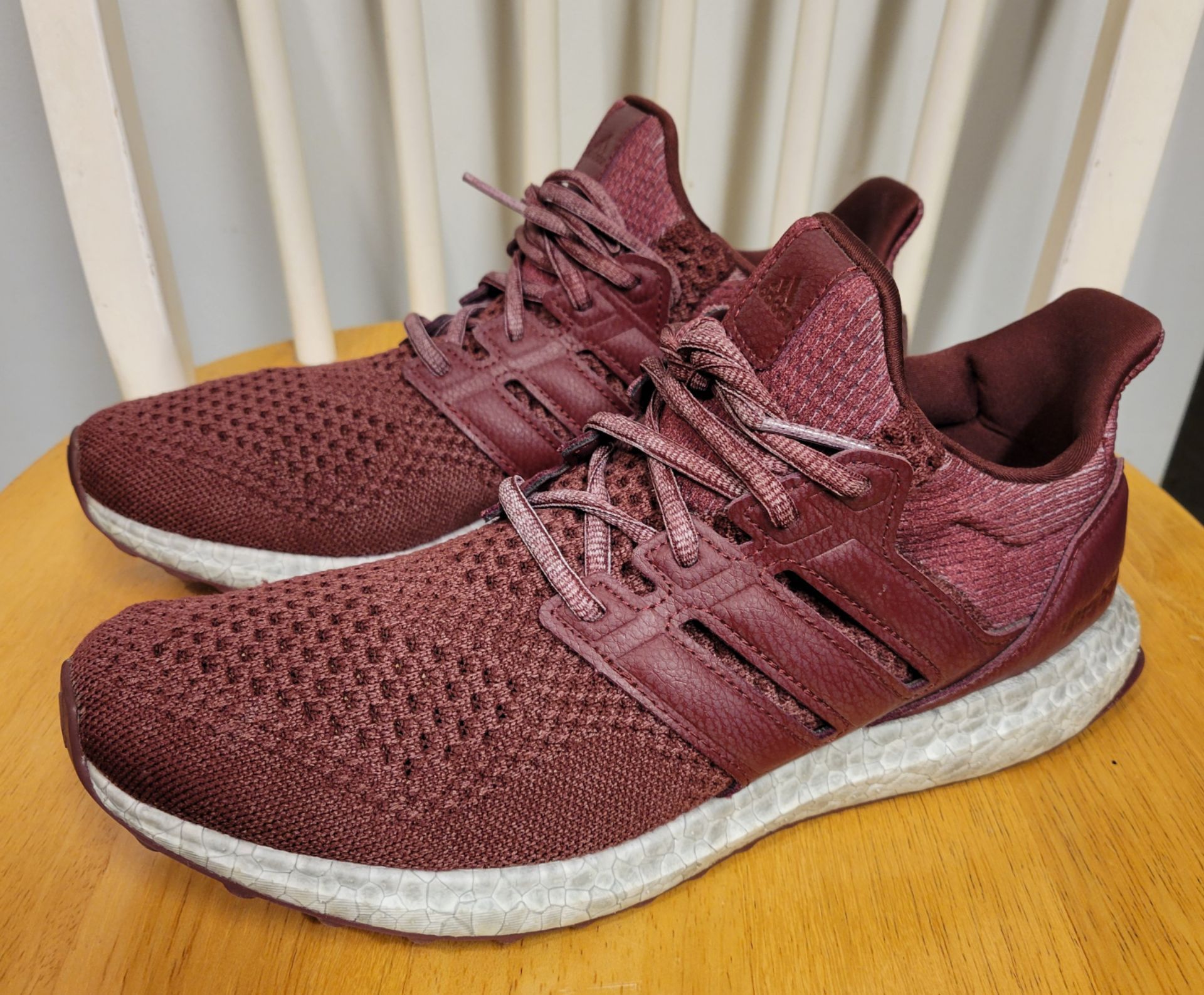 Adidas Ultraboost 1.0 Burgundy Sneakers Mens 9 / Womens 11 - photo 2