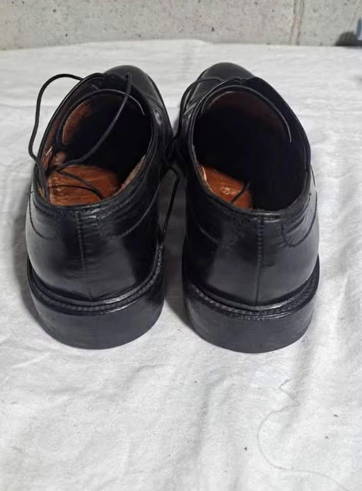 LIDFORD Men's Black Leather Oxford Shoes | USA 9 Standard - photo 5