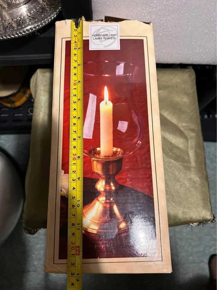 vintage candle stick in original box - photo 3