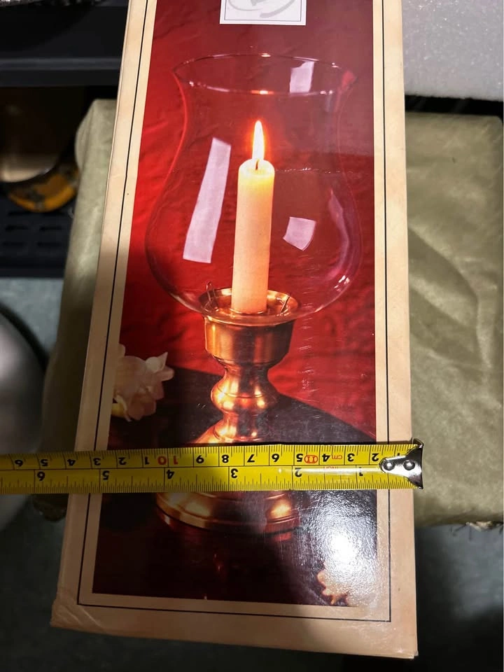 vintage candle stick in original box - photo 4