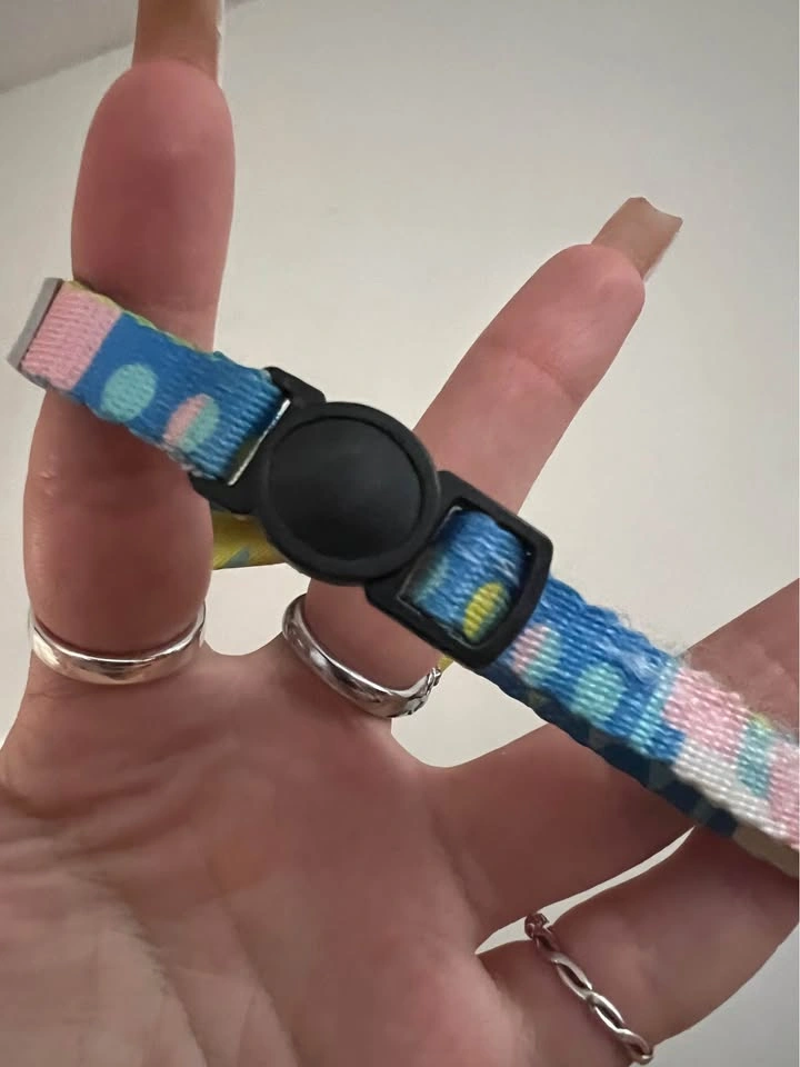 Set of two cute patterned breakaway safety cat collars - photo 3