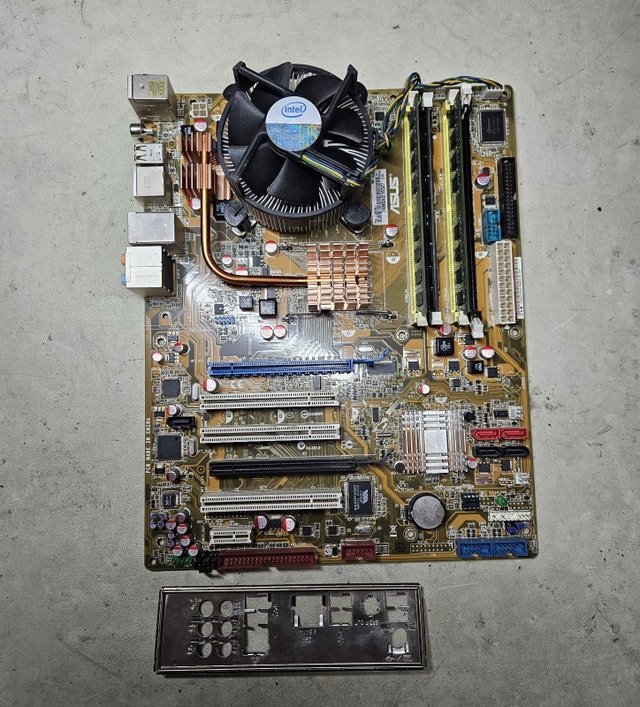 ASUS P5K ATX Motherboard Bundle — Core 2 Duo E6750 | 6GB DDR2