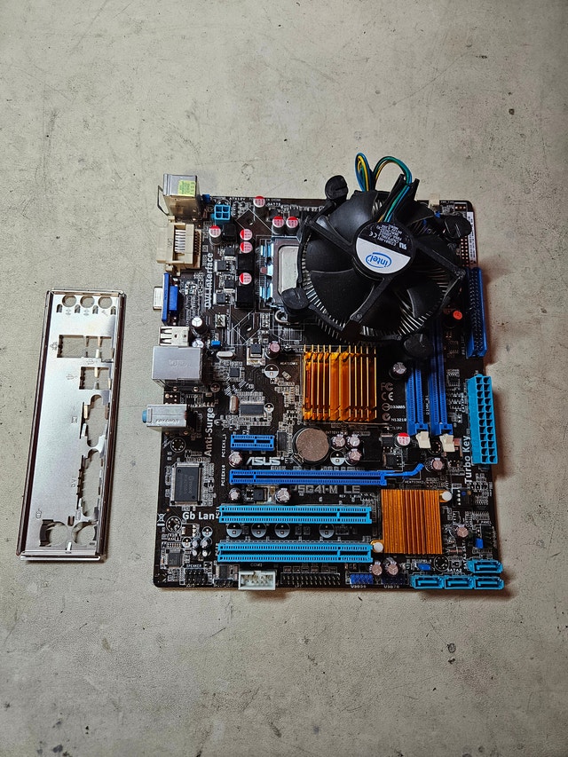 ASUS P5G41-M LE LGA775 Motherboard Bundle — Pentium E6500