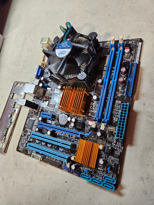 ASUS P5G41-M LE LGA775 Motherboard Bundle — Pentium E6500 - photo 3