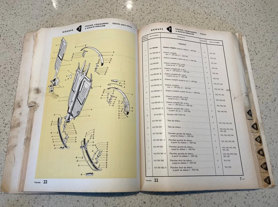 VW Volkswagen Beetle Type 1 Parts Catalogue (French) - photo 5