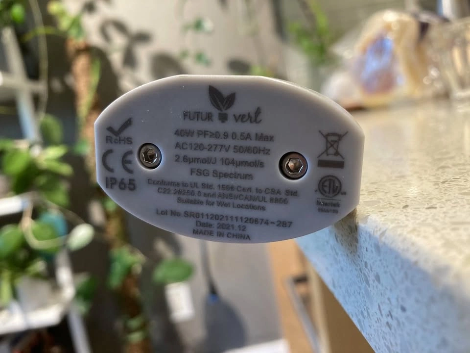 FloraNurse G2 40W grow light + hardware to hang + timer - photo 2
