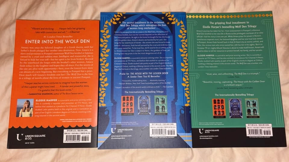 Wolf Den trilogy by Elodie Harper - photo 2