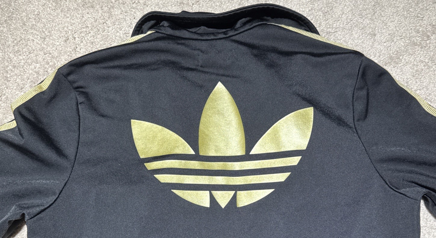 Adidas Black And Gold Jacket Size Small - photo 4