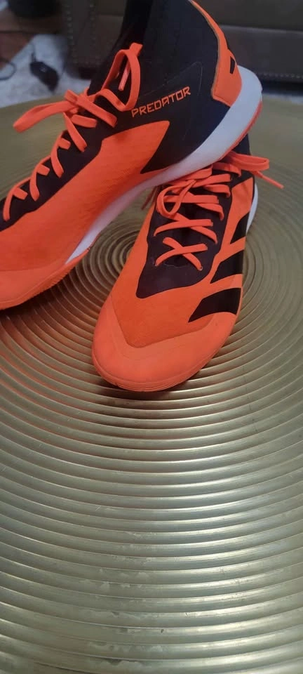 Adidas Predator Indoor Soccer Shoes Orange Black - photo 4