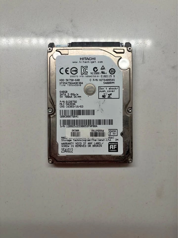 4x Laptop Hard Drives - All Tested