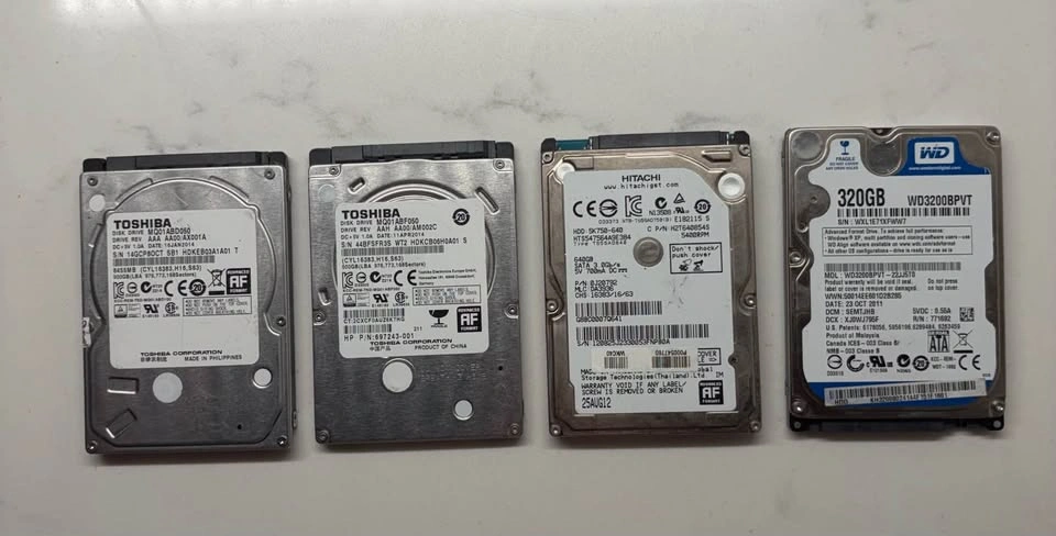 4x Laptop Hard Drives - All Tested - photo 5