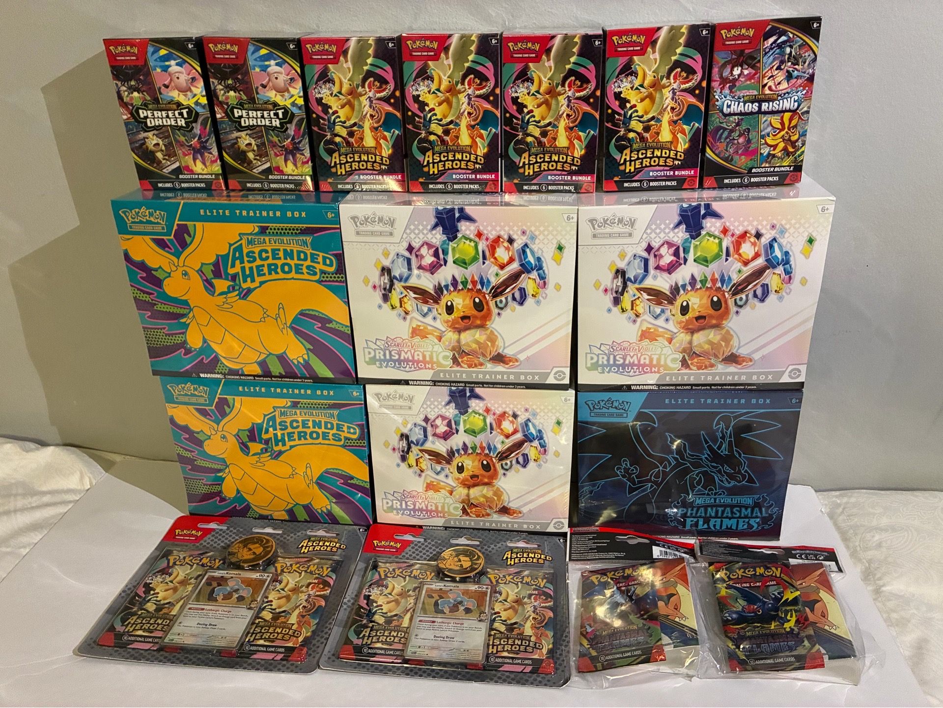 Pokemon TCG ETBs, Collections, and Bundles
