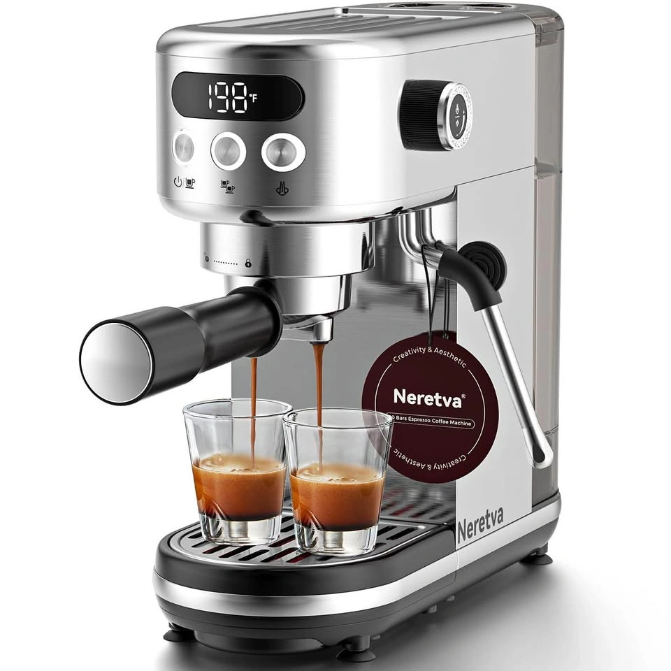 BRAND NEW Neretva 20-Bar Espresso Machine with Milk Frother