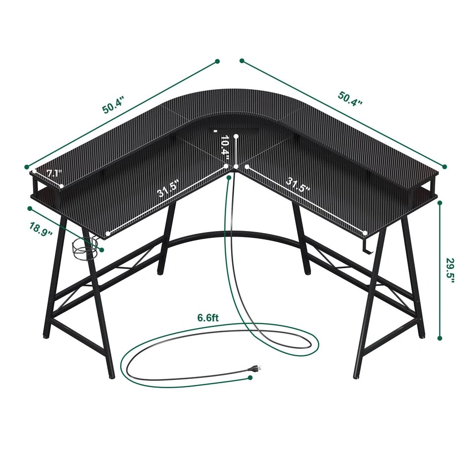 L Shape Gaming Desk - photo 3