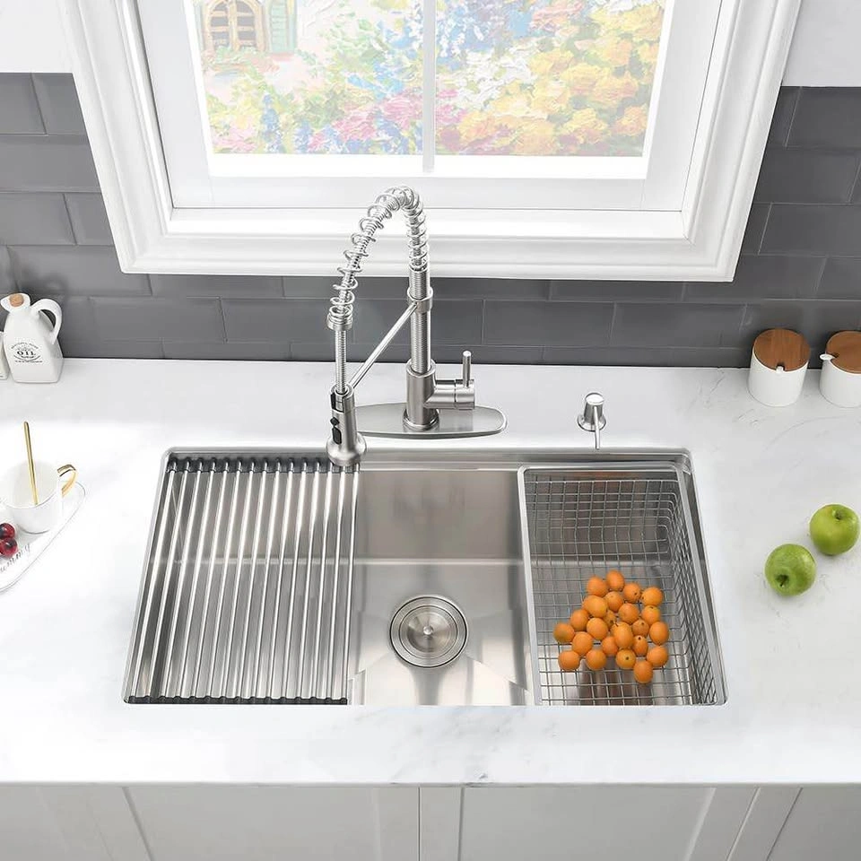 27” Undermount Workstation Kitchen Sink with Cutting Board - photo 5