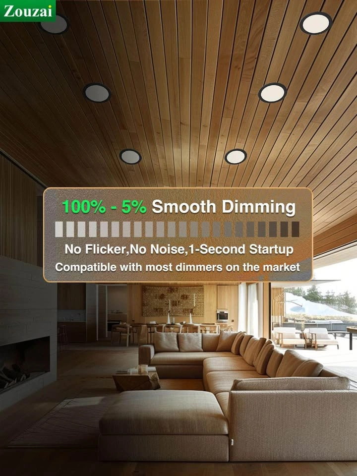 24-Pack 8” 5CCT LED Recessed Ceiling Lights – Dimmable - photo 3