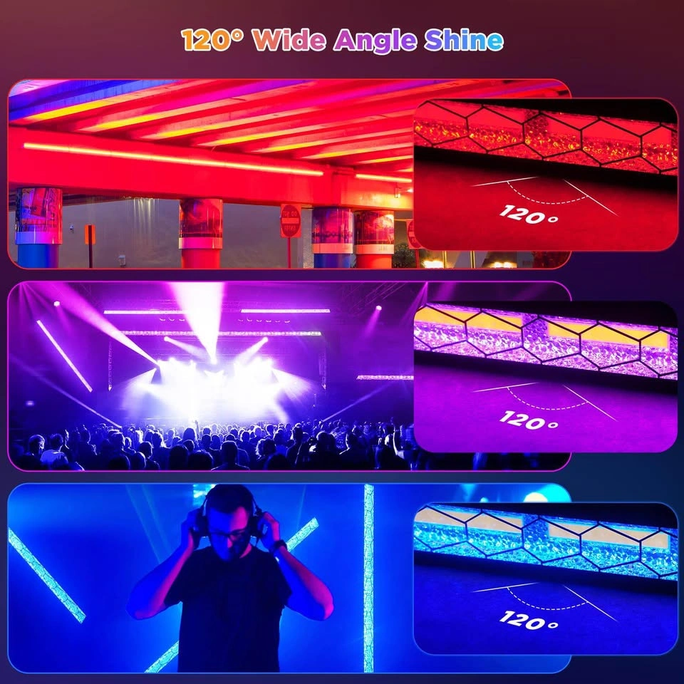 250W LED Stage Wall Wash Light Bar – DMX & Sound Activated - photo 5