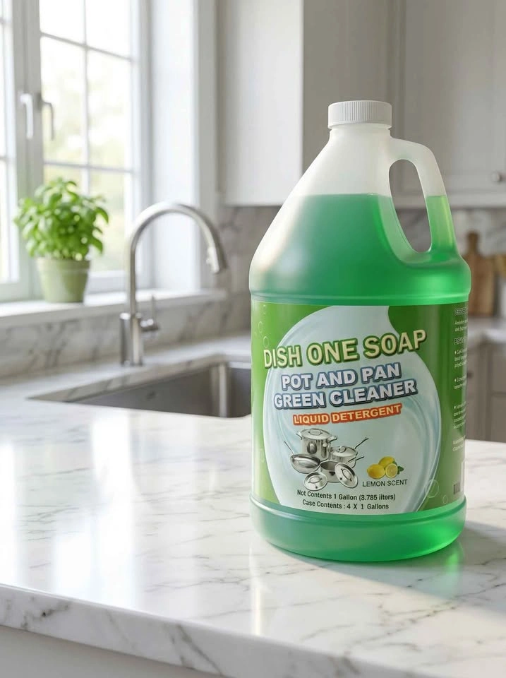 Pot & Pan liquid detergent, green - photo 2