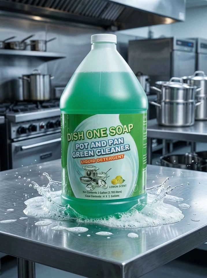 Pot & Pan liquid detergent, green - photo 3