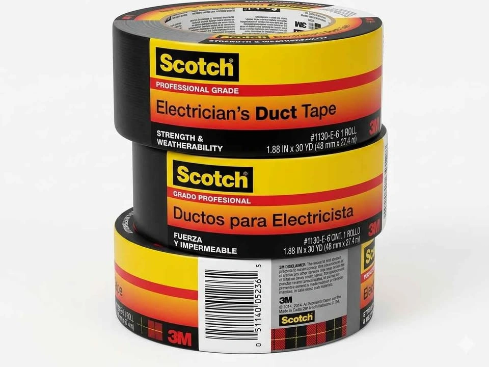 New Scotch Professional Grade Electrician's Duct Tape - 30 yard - photo 2