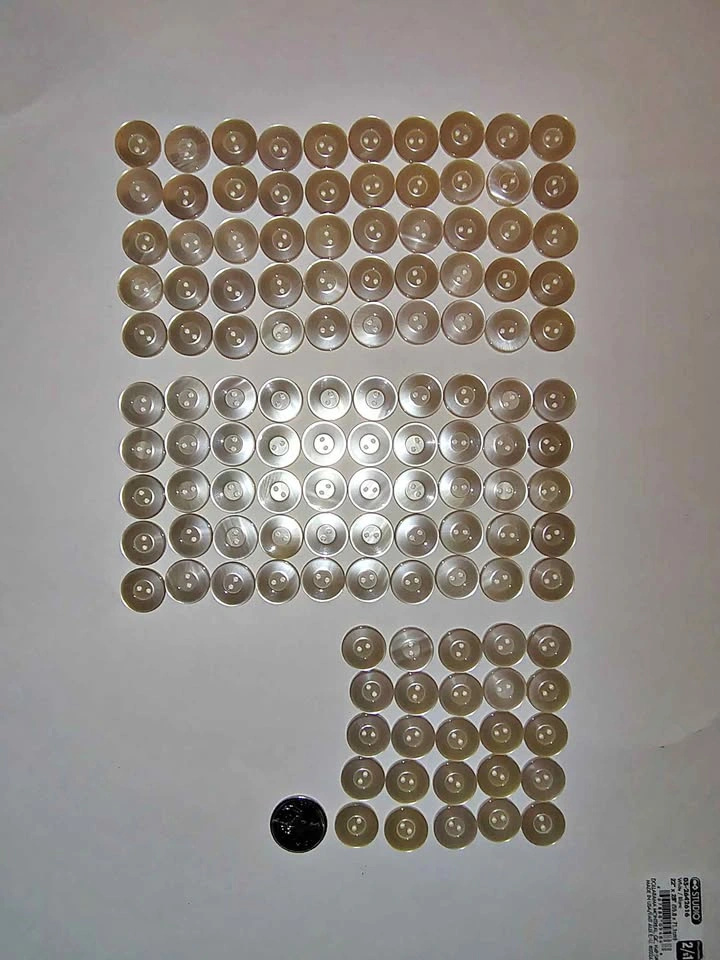 Lot of 125 Buttons