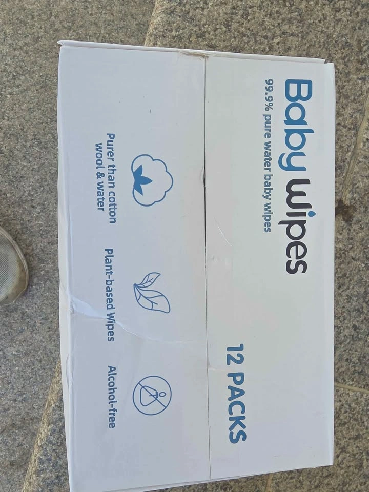 Baby Wipes 99.9% Pure Water 12 Packs - photo 2