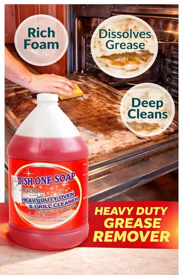 Dish One Soap Heavy Duty Oven Grill Cleaner 1 Gallon - photo 3