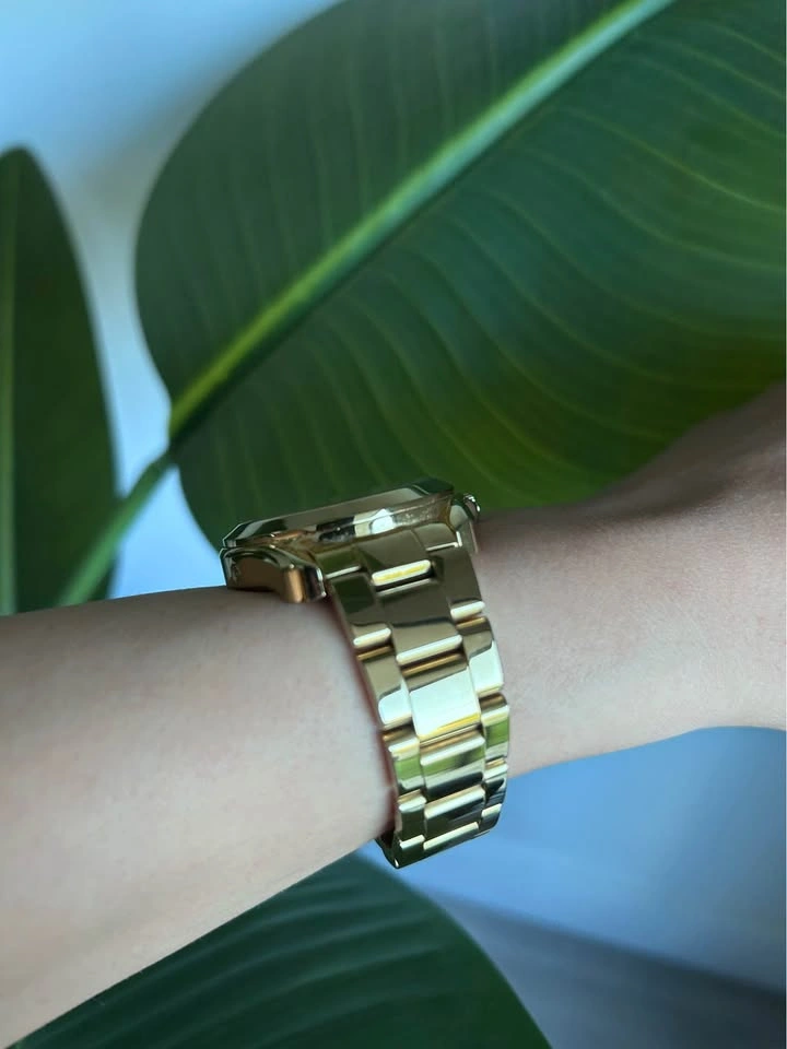 Rovina Gold Tone Swiss Day Date Watch - photo 2