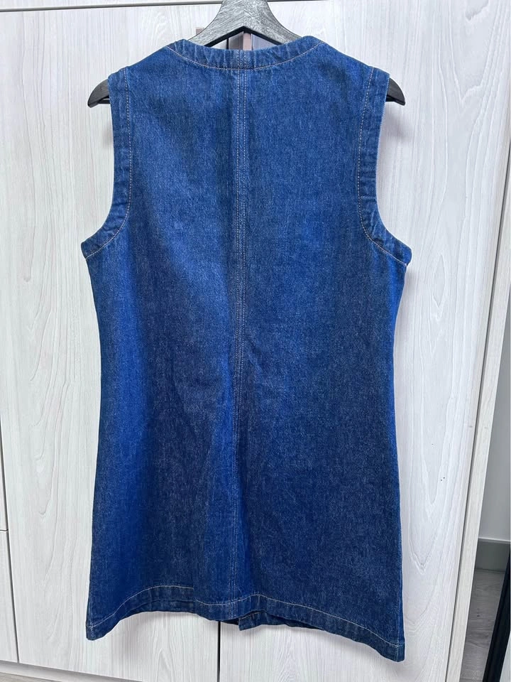 H&M Denim Sleeveless Dress - photo 4