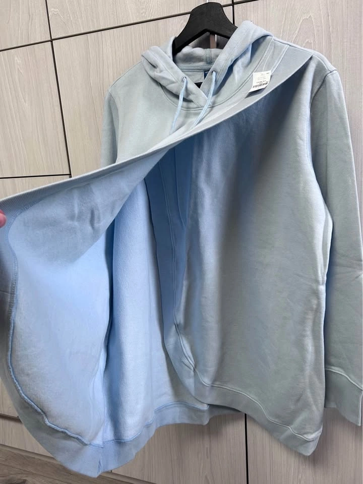 Old Navy Maternity Light Blue Hoodie Size L - photo 3