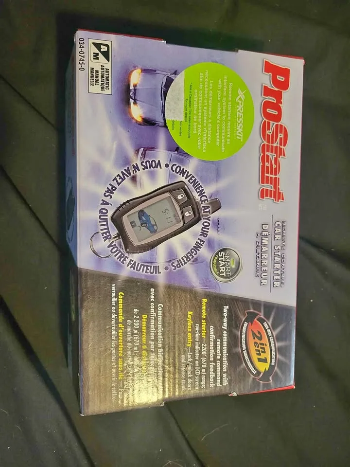 Remote start with module thumbnail
