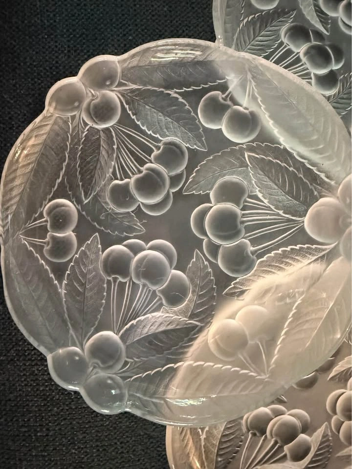 Vintage Mikasa crystal dessert plates - photo 3