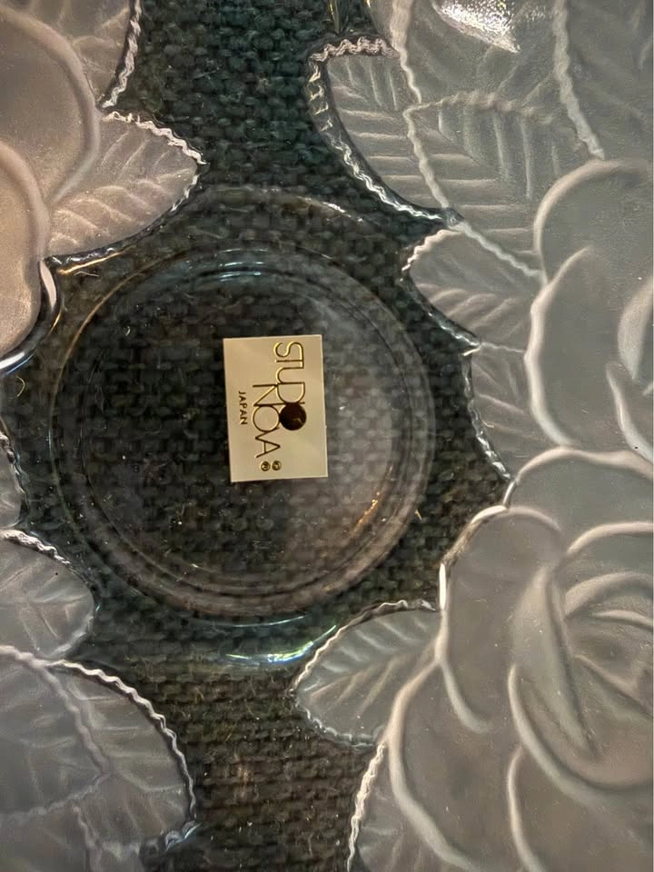 Set of 4 Studio Nova Japan Frosted rose glass dessert bowls - photo 2