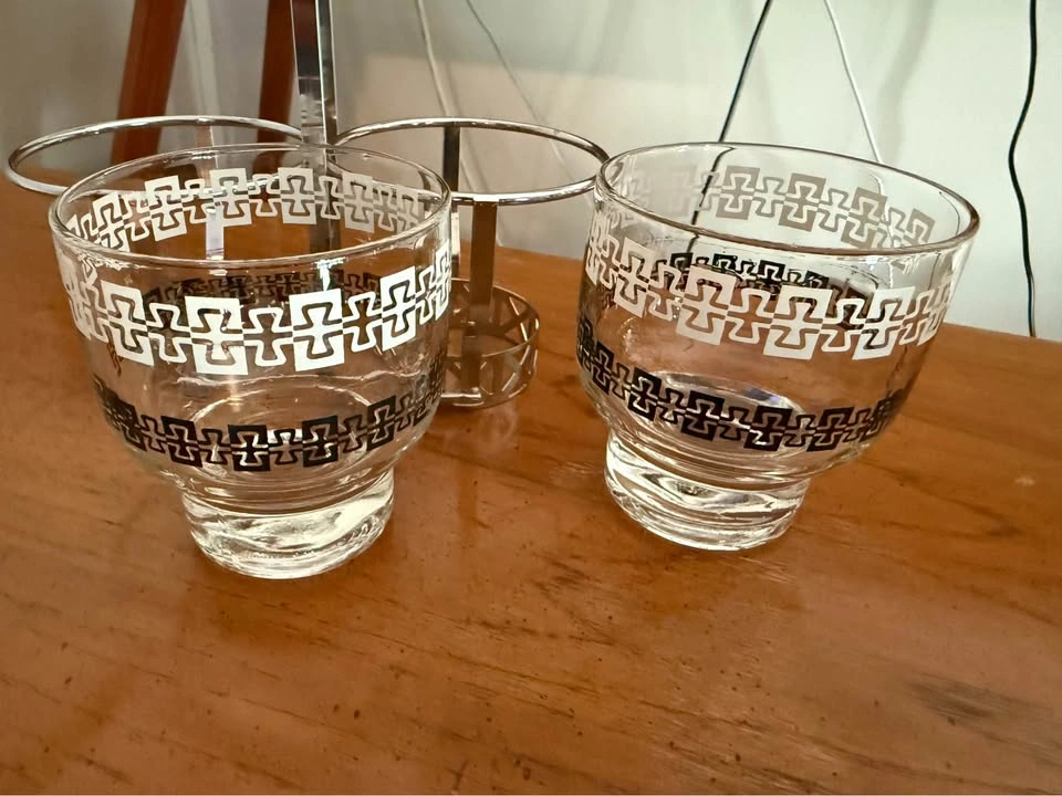 Vintage Libbey Glass Condiment Caddy - photo 2